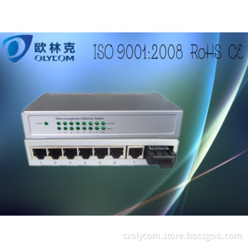 10/100m Web Manageable 1 Fiber + 7 Rj 45 Fiber Switch (TA717WEM-FE/S20)